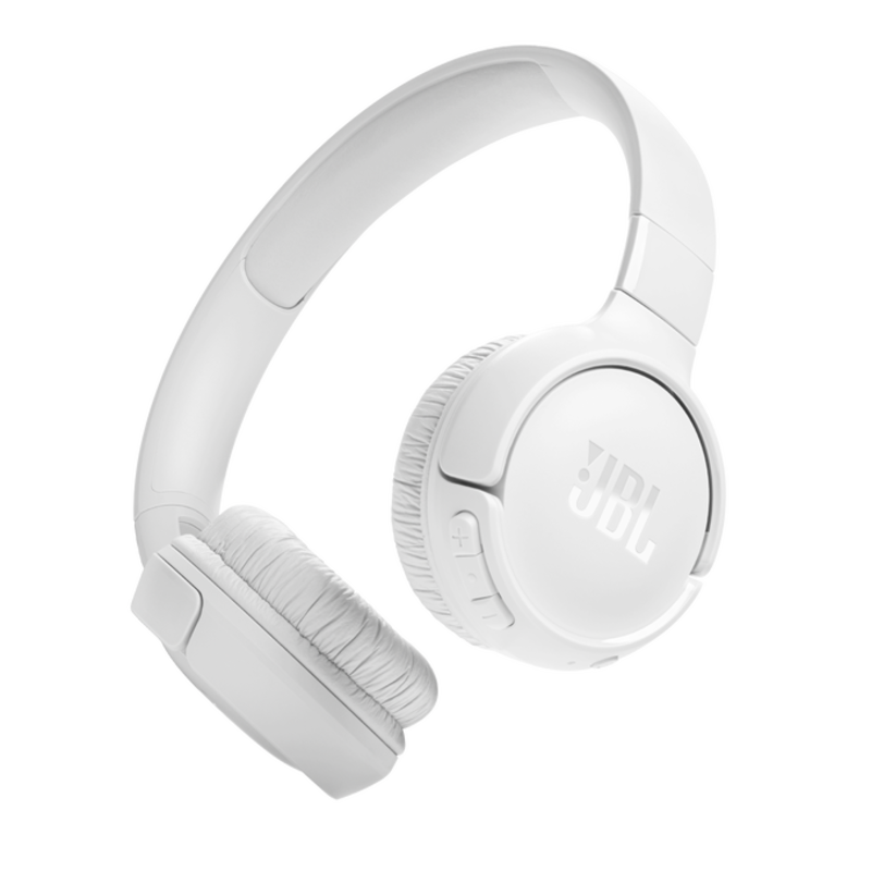 JBL Tune 520BT Wireless On-Ear Headphones, White